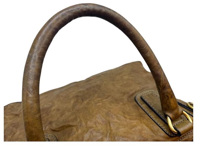 Givenchy Borsa tote media marrone Pandora Wrinkle - vista 7