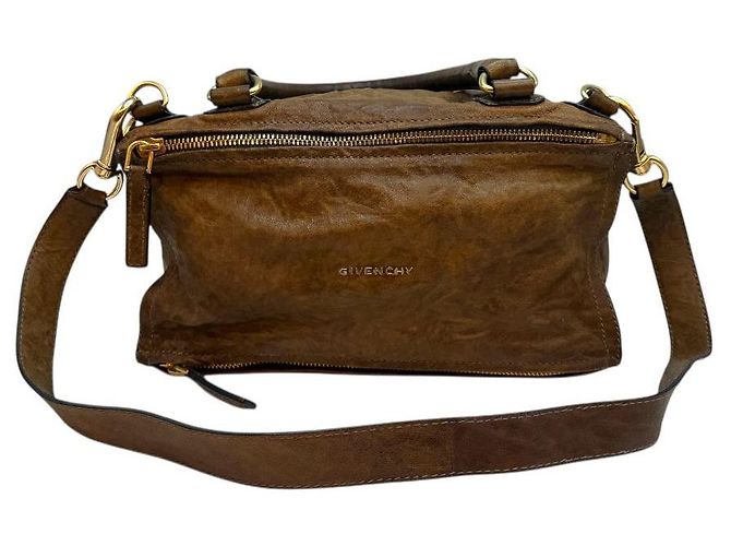 Givenchy Borsa tote media marrone Pandora Wrinkle - vista 9