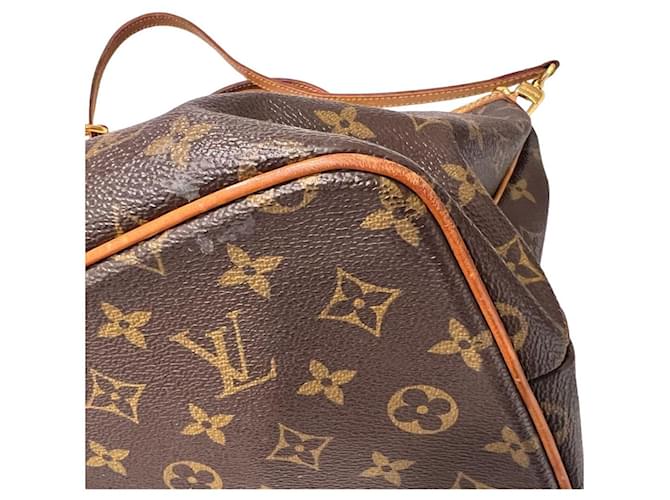 Louis Vuitton Borsa a Spalla Monogram Palermo PM Marrone - vista 7