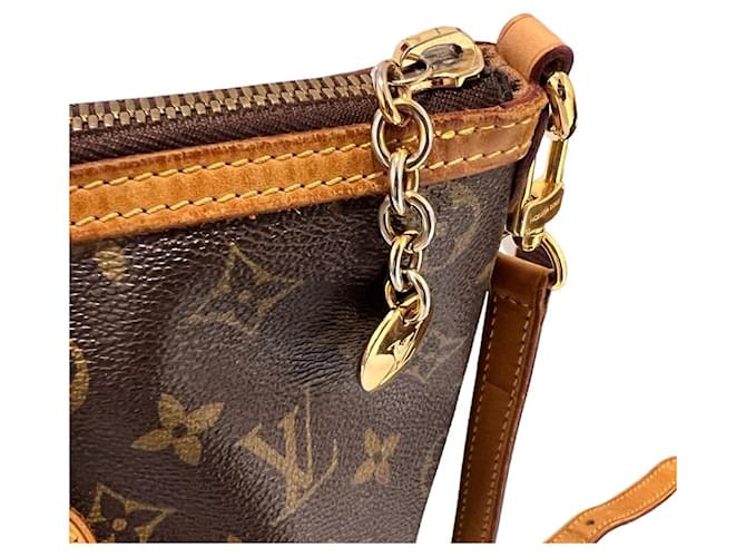 Louis Vuitton Borsa a Spalla Monogram Palermo PM Marrone - vista 8