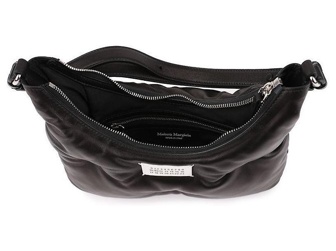 Maison Martin Margiela Borsa Hobo Glam Slam Nero - vista 7