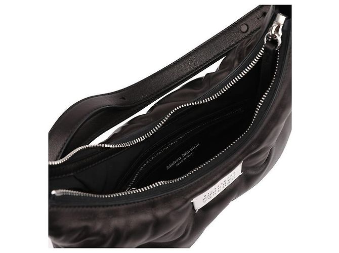 Maison Martin Margiela Borsa Hobo Glam Slam Nero - vista 8