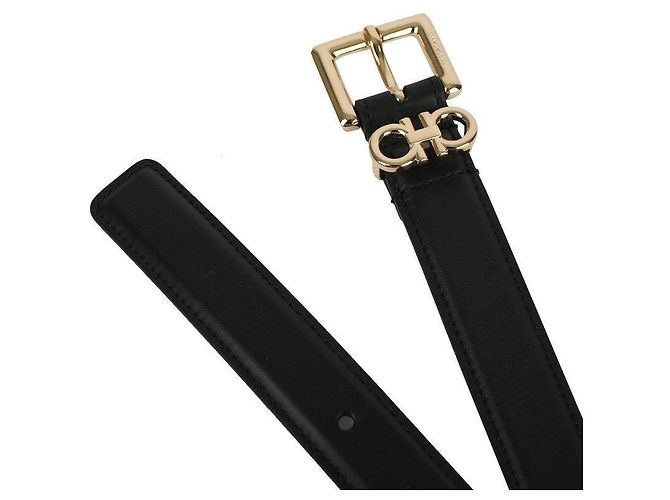 Salvatore Ferragamo Damen-Gancini-Doppelgürtel - Ansicht 6