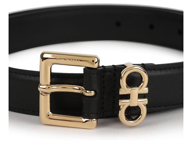 Salvatore Ferragamo Damen-Gancini-Doppelgürtel - Ansicht 8