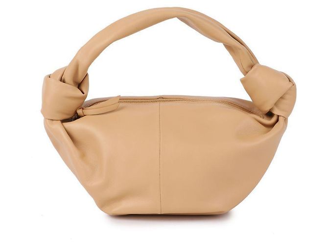 Bottega Veneta Double Mini Tote Bag Marrone - vista 3