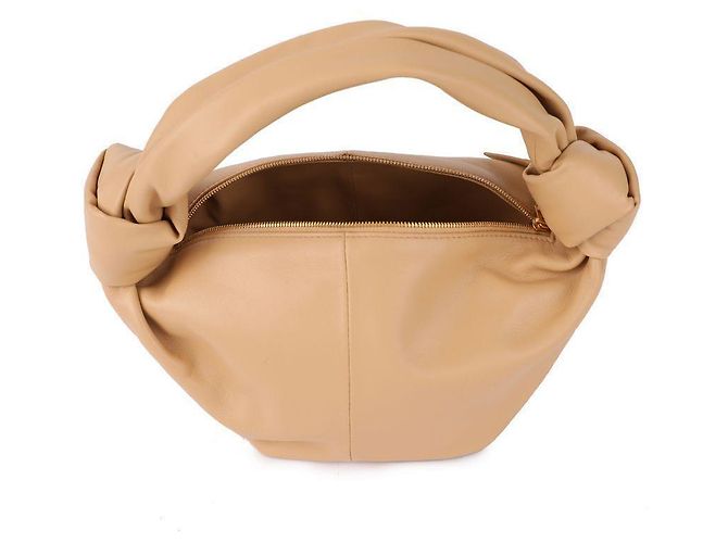 Bottega Veneta Double Mini Tote Bag Marrone - vista 7