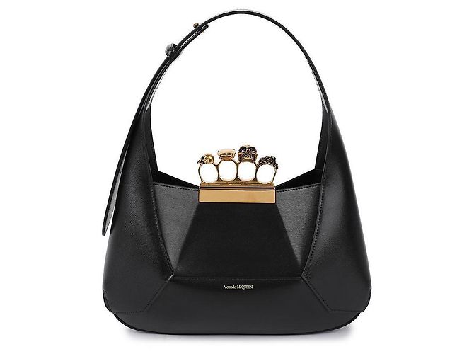 Alexander Mcqueen Seal Mini Bag Schwarz - Ansicht 3