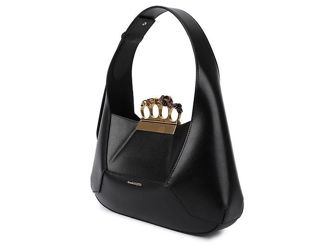 Alexander Mcqueen Seal Mini Bag Schwarz - Ansicht 4