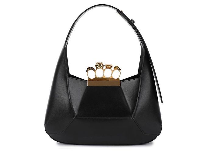 Alexander Mcqueen Seal Mini Bag Schwarz - Ansicht 5