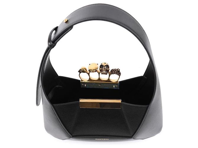 Alexander Mcqueen Seal Mini Bag Schwarz - Ansicht 7