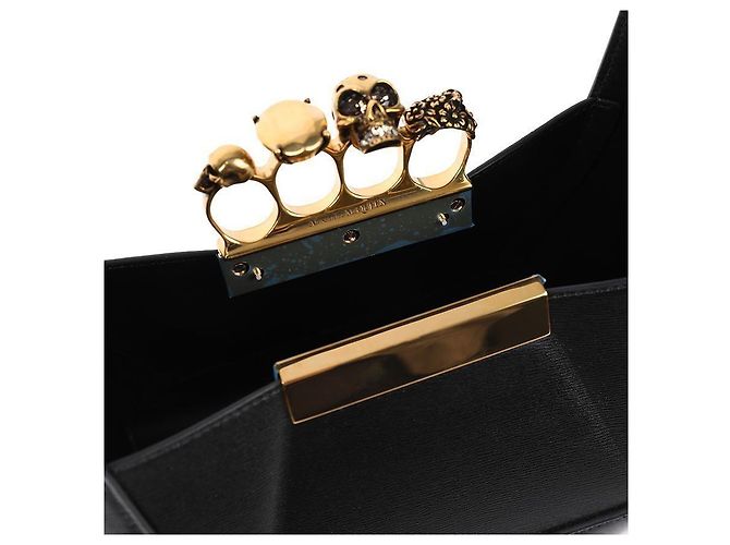 Alexander Mcqueen Seal Mini Bag Schwarz - Ansicht 8