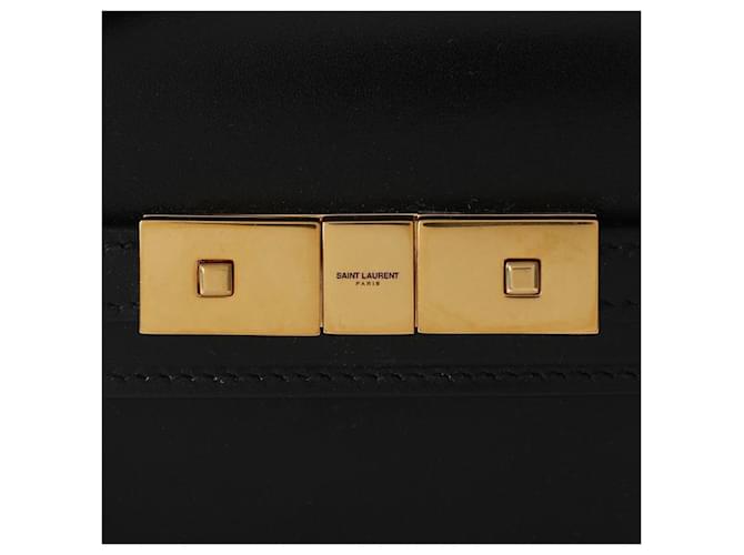 Saint Laurent Borsa a tracolla Manhattan Mini Nero - vista 9
