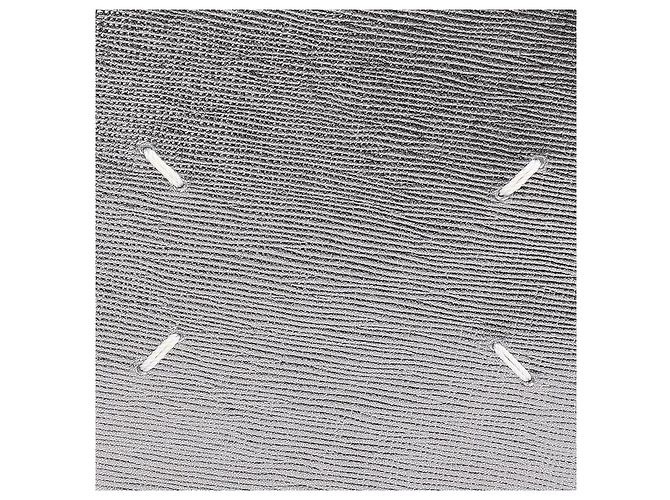Maison Martin Margiela Borsa mini in pelle a forma di cerchio Argento - vista 9
