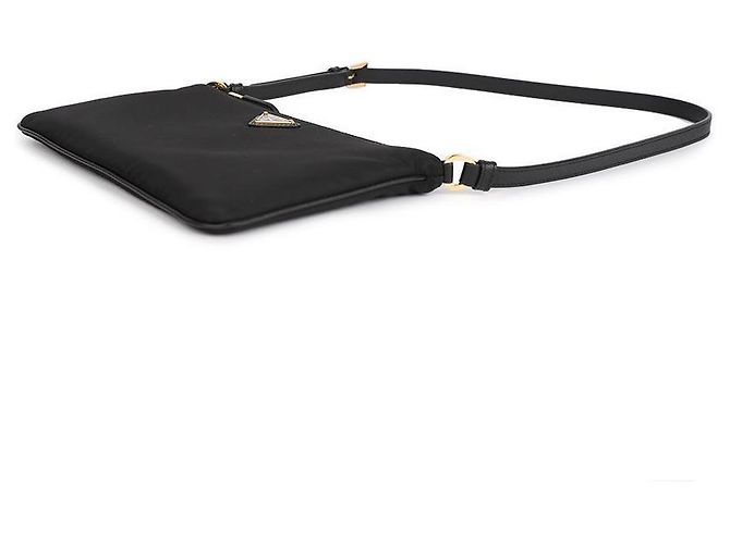 Prada Bolsa Pouch de Nylon para Mulheres Preto - vista 6