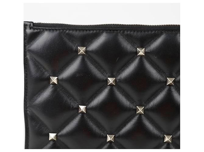Valentino Clutch Candy con borchie Nero - vista 2
