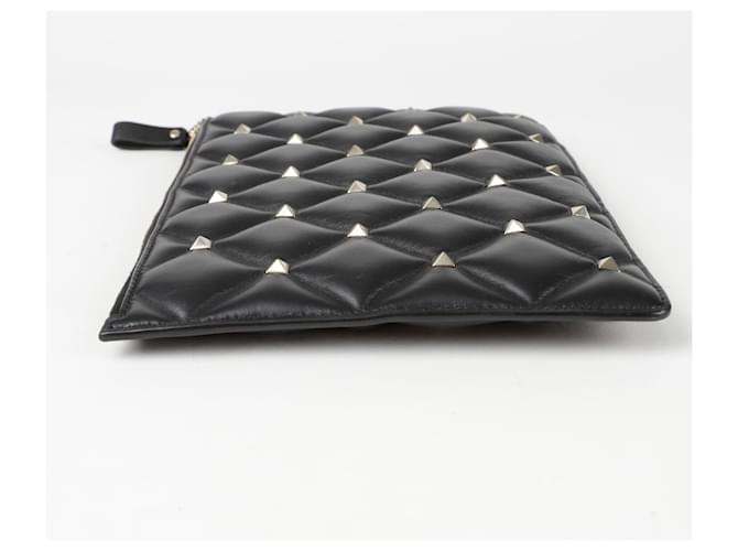 Valentino Clutch Candy con borchie Nero - vista 5