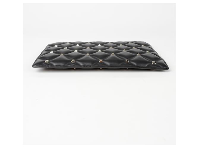 Valentino Clutch Candy con borchie Nero - vista 6