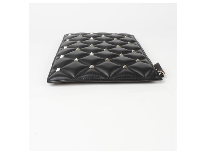 Valentino Clutch Candy con borchie Nero - vista 7