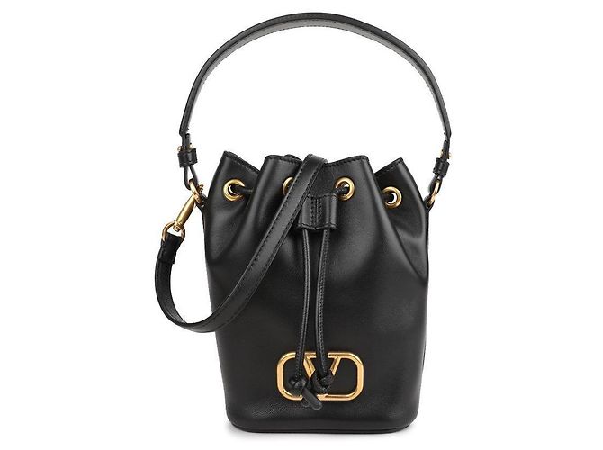 Valentino Logo Bucket Bag Schwarz - Ansicht 3