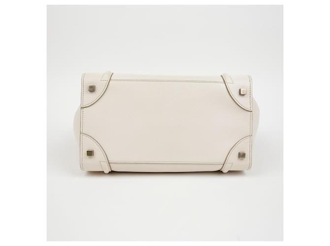 Luggage Céline Mini Tote Reisetasche Weiß - Ansicht 11