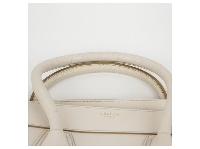 Luggage Céline Mini Tote Reisetasche Weiß - Ansicht 14