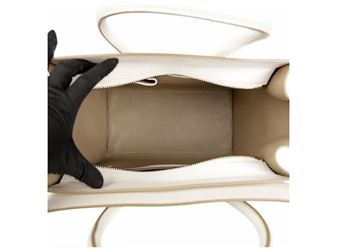 Luggage Céline Mini Tote Reisetasche Weiß - Ansicht 16