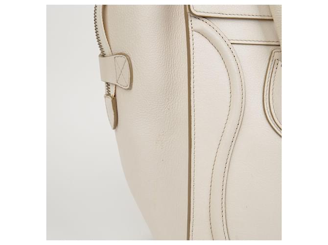 Luggage Céline Mini Tote Reisetasche Weiß - Ansicht 7