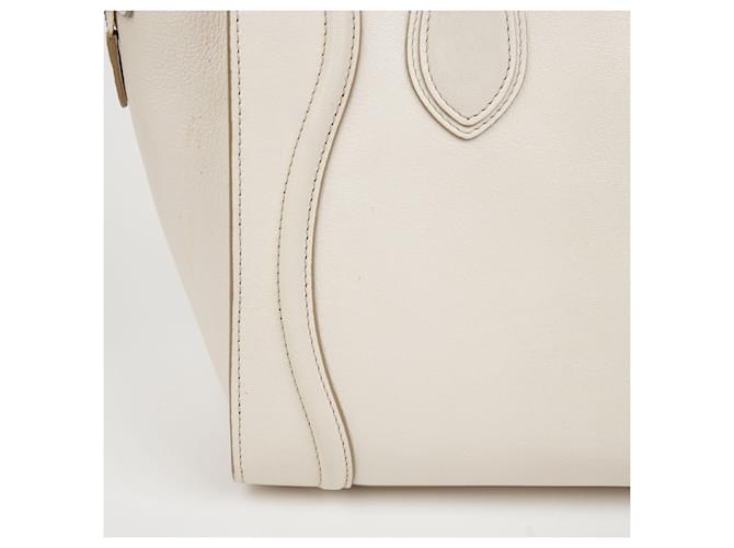 Luggage Céline Mini Tote Reisetasche Weiß - Ansicht 8