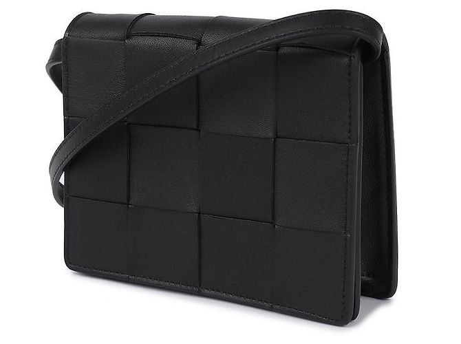 Bottega Veneta Piccola borsa Cassette Nero - vista 4
