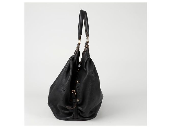 Louis Vuitton Borsa a Spalla Mahina Leo Nero - vista 3