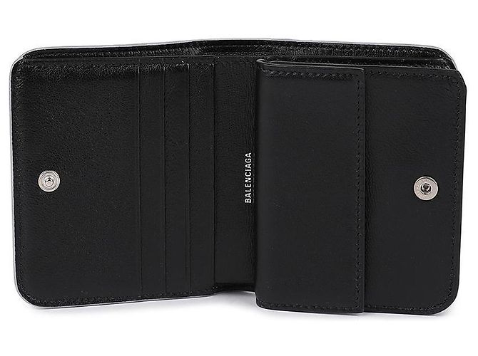 Balenciaga Cartera Logo Cash Plata - vista 7