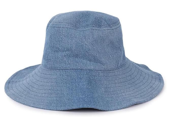 Isabel Marant Bucket Hat mit gesticktem Logo Blau - Ansicht 5