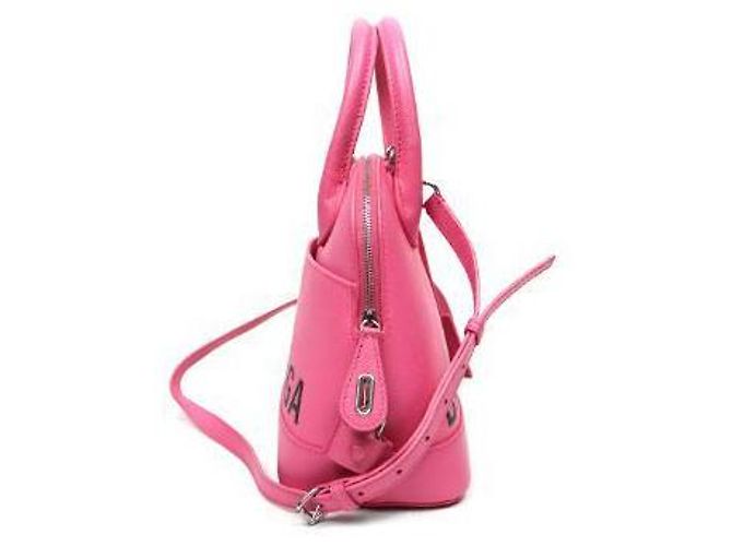 Balenciaga Rosa Leder Bill Top Schultertasche Pink - Ansicht 2