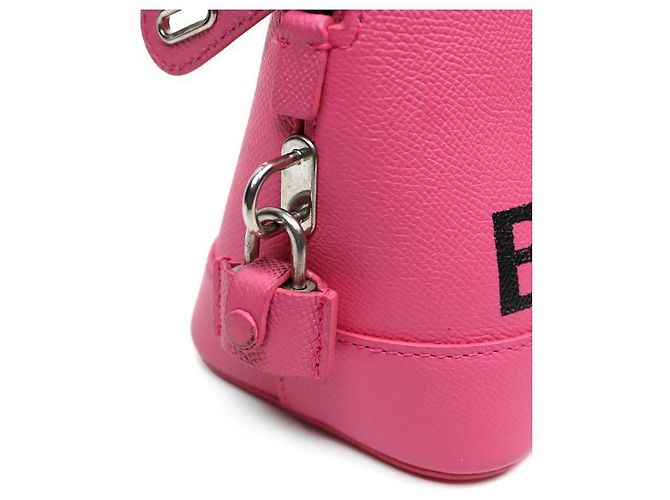 Balenciaga Rosa Leder Bill Top Schultertasche Pink - Ansicht 7