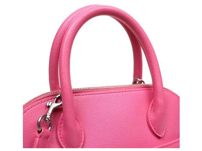 Balenciaga Rosa Leder Bill Top Schultertasche Pink - Ansicht 8