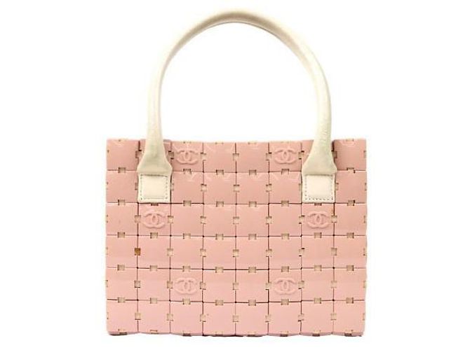 Chanel Borsa Tote Pink Puzzle Rosa - vista 3