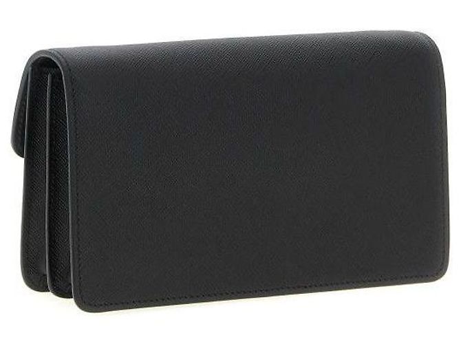 Prada Mini borsa in pelle Saffiano Nero - vista 5
