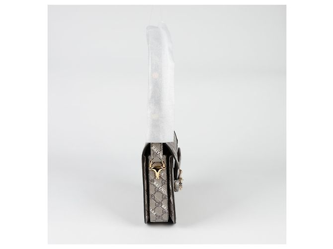 Gucci Borsa a tracolla piccola Horsebit Hacker Project Marrone - vista 5