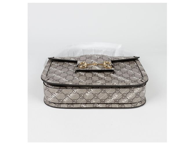 Gucci Borsa a tracolla piccola Horsebit Hacker Project Marrone - vista 6
