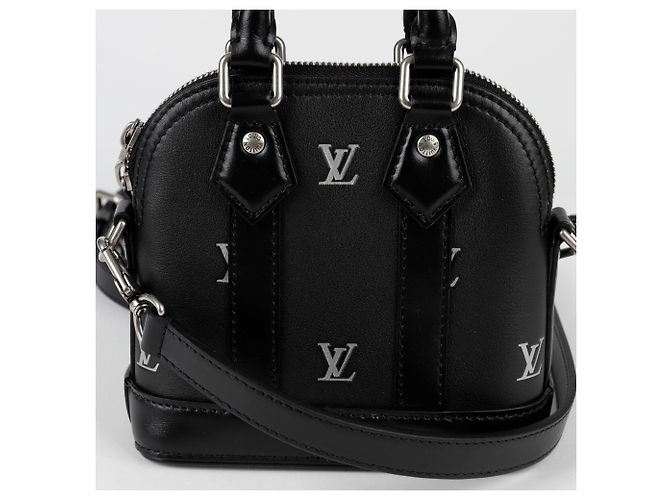 Louis Vuitton Alma Nano Schultertasche Schwarz - Ansicht 2