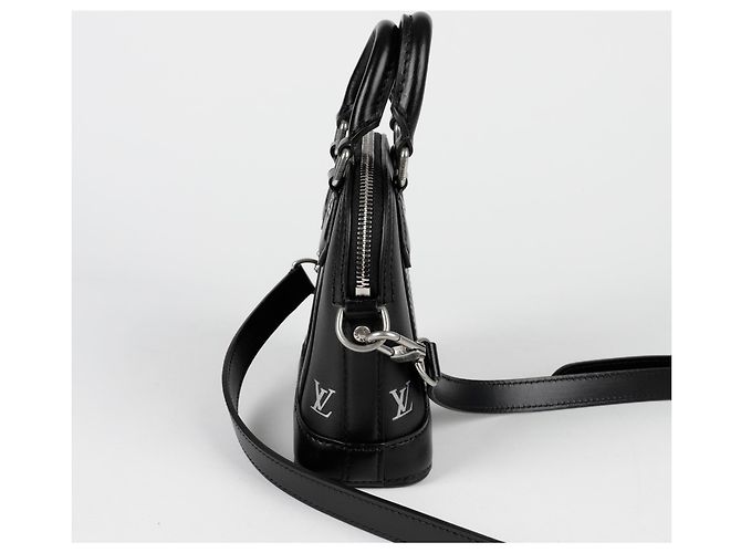 Louis Vuitton Alma Nano Schultertasche Schwarz - Ansicht 3