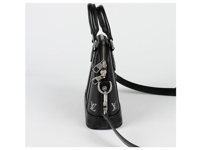Louis Vuitton Alma Nano Schultertasche Schwarz - Ansicht 5