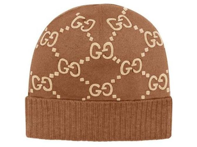 Gucci Berretto in jacquard di cashmere - vista 5