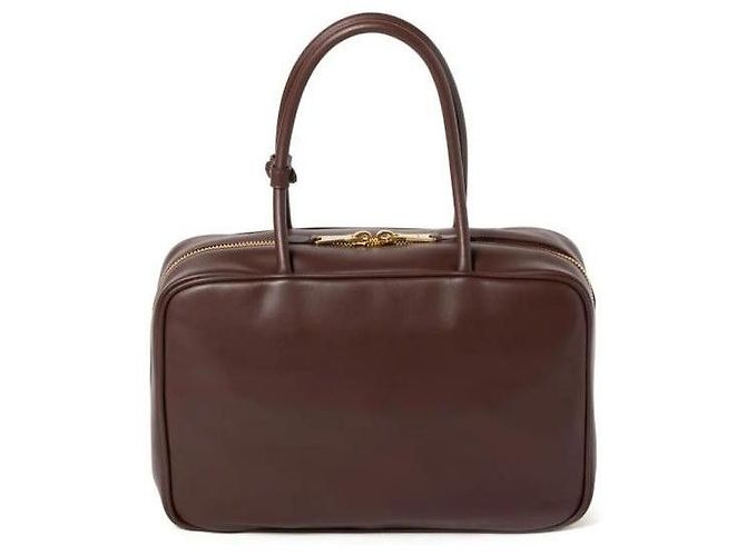 Miu Miu Leather Bow Bag Large Brown - view 6