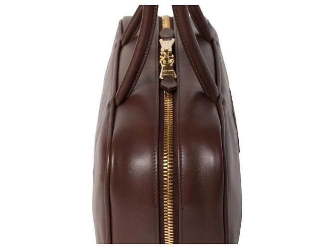 Miu Miu Leather Bow Bag Large Brown - view 7