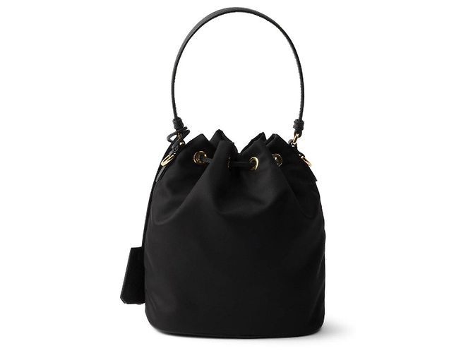 Prada Borsa Mini in Nylon Riedizione Nera Nero - vista 2