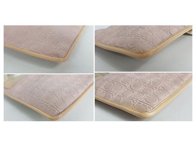 Salvatore Ferragamo Borsa a tracolla con logo Gancini Ferragamo Rosa - vista 6