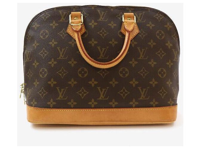 Louis Vuitton Alma PM Monogramm Tote Bag Braun - Ansicht 3