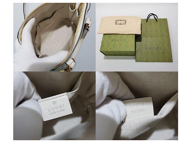 Gucci Mini Handtasche Horsebit Weiß - Ansicht 10