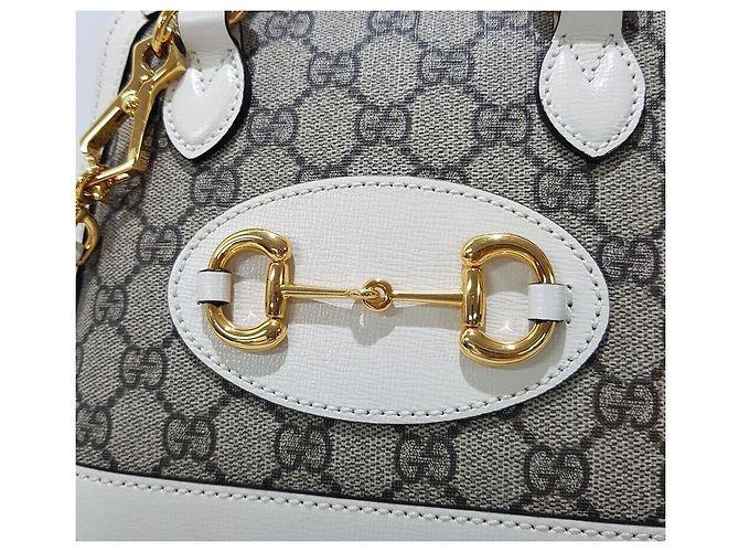 Gucci Mini Handtasche Horsebit Weiß - Ansicht 3